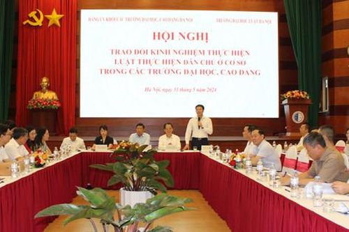 Thực hiện dân chủ ở cơ sở giúp các trường đại học, cao đẳng hoạt động hiệu quả hơn