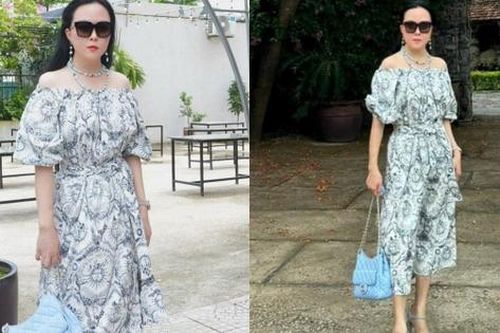 Phượng Chanel khoe vóc dáng thon thả ở tuổi U50, diện đồ hiệu tông xuyệt tông cực kỳ bắt mắt