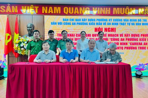Xây dựng Công an phường kiểu mẫu ở địa bàn trọng điểm