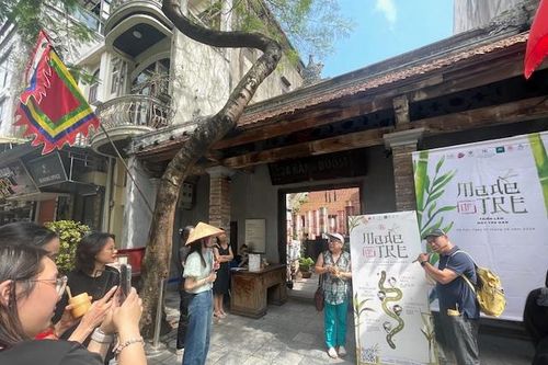 Triển lãm 'Mây tre đan - Made of Tre' thu hút giới trẻ