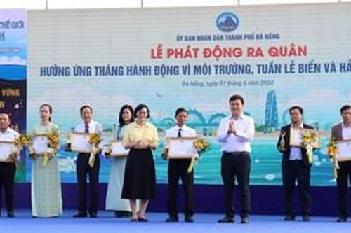 Khen thưởng 23 tổ chức, cá nhân đoạt Giải thưởng Môi trường thành phố Đà Nẵng năm 2024