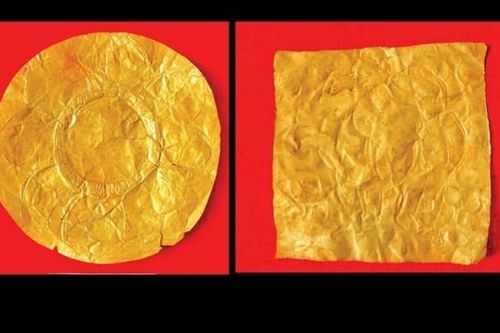 Công bố Bảo vật quốc gia Sưu tập vàng lá Châu Thành