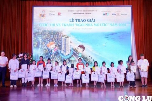 Vinh danh các tài năng nhí tham gia cuộc thi vẽ 'Ngôi nhà mơ ước' năm 2024