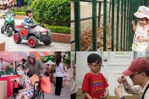 Nhiều hoạt động vui tươi, ấm áp ngày Tết thiếu nhi ở Hà Nội