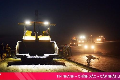 Xuyên đêm thi công cao tốc đoạn Bãi Vọt - Hàm Nghi