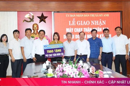 TX Kỳ Anh tiếp nhận 2 máy chạy thận nhân tạo