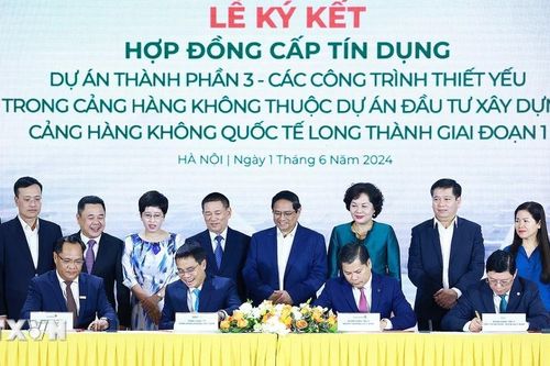 Ký kết hợp đồng cấp tín dụng cho dự án Cảng hàng không Quốc tế Long Thành