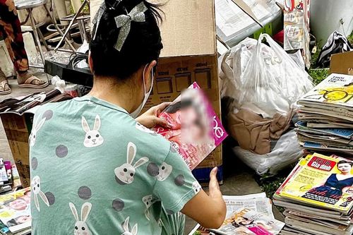 Nữ người mẫu Việt cưới chồng tay trắng, nay đăng ảnh thất nghiệp đi bán ve chai kiếm được 460 ngàn?