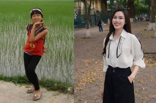 Đỗ Thị Hà khoe ảnh lúc bé