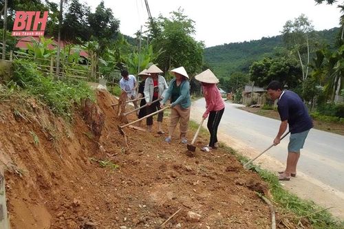 Xây dựng nông thôn mới kiểu mẫu ở bản Lang