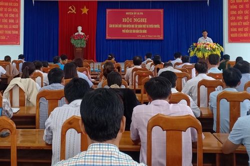 Ia Pa: Quán triệt các văn bản của Đảng cho 132 cán bộ chủ chốt
