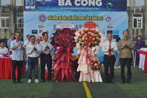 Khai mạc Giải bóng đá Báo chí miền Trung lần thứ 10 năm 2024