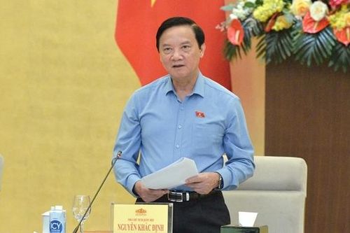 Phó Chủ tịch Quốc hội Nguyễn Khắc Định chủ trì làm việc với các bộ, cơ quan thuộc lĩnh vực văn hóa, giáo dục về thực hiện pháp luật về đơn vị sự nghiệp công lập