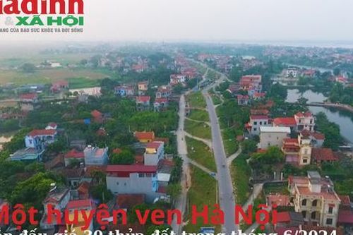 Một huyện ven Hà Nội sắp đấu giá 30 thửa đất trong tháng 6/2024