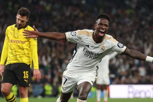 Vinicius san bằng kỷ lục của Messi sau khi ghi bàn ở chung kết Cúp C1