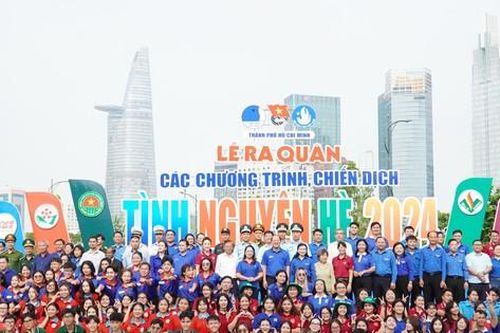Hơn 5.000 đoàn viên, thanh niên, chiến sĩ tình nguyện TP. HCM ra quân Chiến dịch Tình nguyện Hè năm 2024