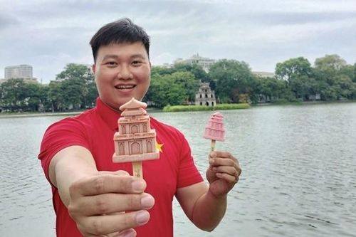 Hình ảnh Hà Nội sống động qua từng cây kem 3D