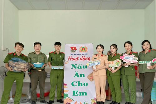 Tuổi trẻ Công an TP Long Xuyên với các hoạt động chăm lo cho trẻ em khó khăn