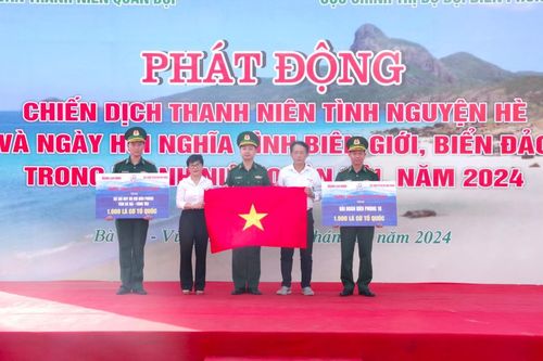 Phát động Chiến dịch Thanh niên tình nguyện hè và Ngày hội 'Nghĩa tình biên giới, biển, đảo' trong thanh niên Quân đội năm 2024