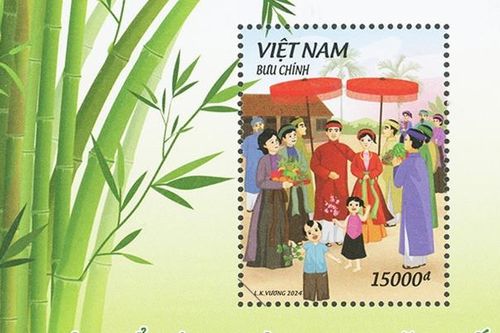 Bộ Thông tin và Truyền thông phát hành bộ tem bưu chính kể chuyện 'Cây tre trăm đốt'