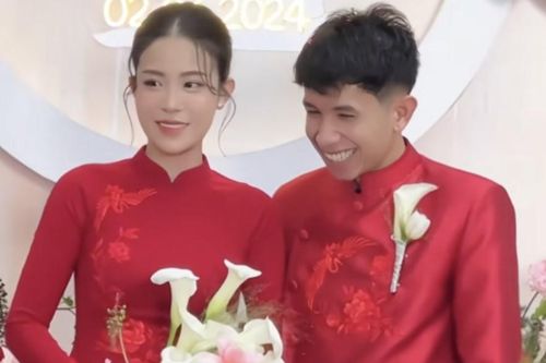 Nguyễn Phong Hồng Duy thuê dàn xe khủng đón vợ thạc sỹ, đám cưới to nhất Bình Phước là đây
