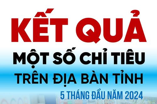 Nhiều chỉ tiêu tiếp đà tăng trưởng trong 5 tháng đầu năm 2024