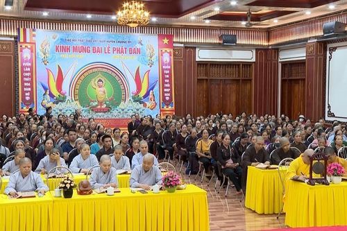 Hà Nội: Trường hạ chùa Trăm Gian khai pháp khóa An cư kiết hạ Phật lịch 2568
