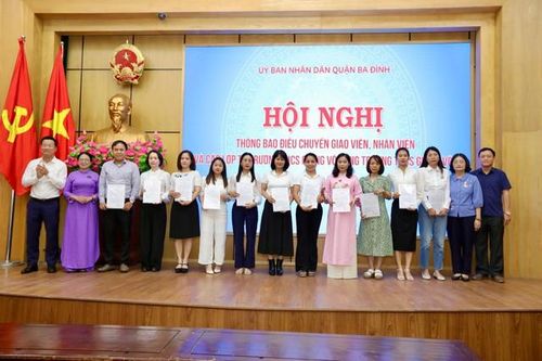Hà Nội kiện toàn nhân sự của trường THCS Giảng Võ 2