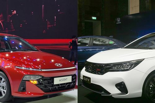 Khác biệt giữa Honda City RS và Hyundai Accent 2024 1.5 AT Cao cấp