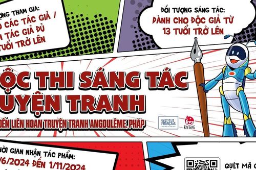 Thi sáng tác truyện tranh giành cơ hội đi Pháp