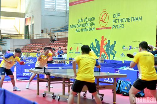 Tối nay (3/6), khai mạc Giải vô địch bóng bàn quốc gia Báo Nhân Dân lần thứ 42