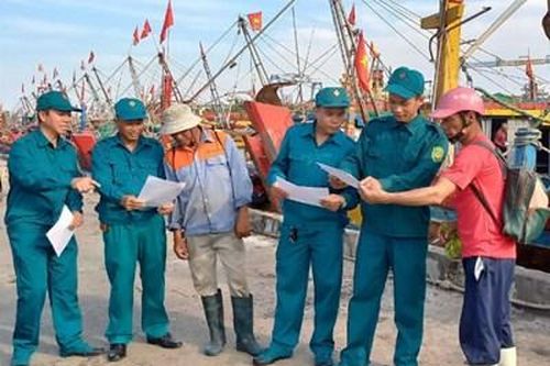 Dân quân biển tỉnh Thái Bình tích cực phòng, chống vi phạm pháp luật