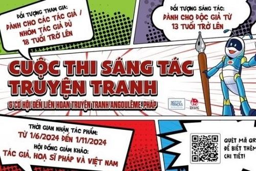 Viện Pháp và Nhà xuất bản Kim Đồng tổ chức cuộc thi 'sáng tác truyện tranh' tại Việt Nam