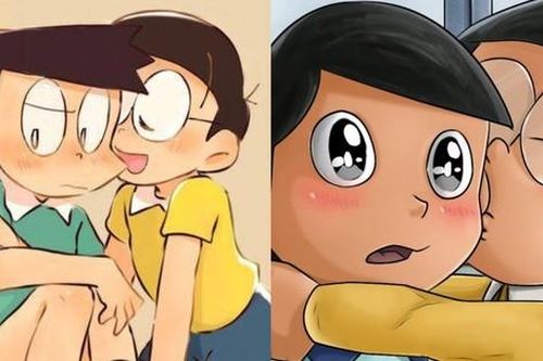 Nobita và Shizuka bị tình dục hóa, lo ngại cho trẻ em Việt