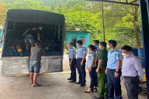 Vĩnh Phúc: Tiêu hủy tang vật vụ sang chiết khí N2O trái phép