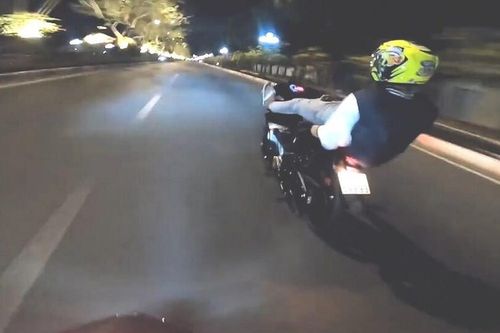 Xử lý thanh niên nằm ngửa chạy xe 120km/h trong 'tour lẩu cá đuối' ở Vũng Tàu