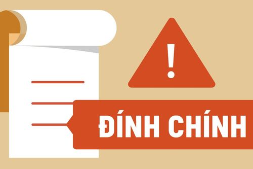 Thông tin cải chính, xin lỗi