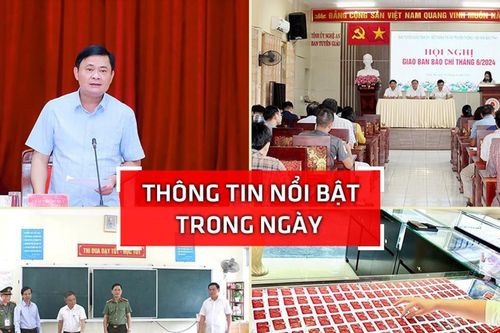 Nghệ An: Thông tin nổi bật ngày 3/6