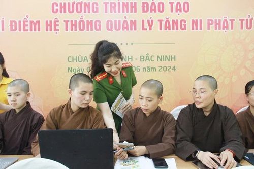 Giáo hội Phật giáo sẽ dùng phần mềm quản lý tăng ni, phật tử