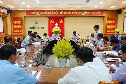 Sở Xây dựng An Giang giám sát tiến độ hỗ trợ nhà ở tại huyện Tri Tôn