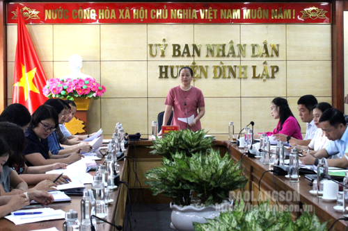 Ban Pháp chế HĐND tỉnh giám sát chuyên đề về thực hiện chuyển đổi số tại huyện Đình Lập