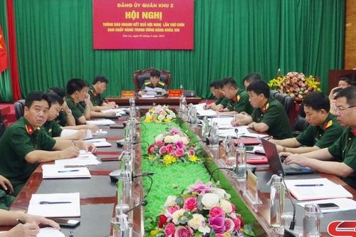 Đảng ủy Quân khu 2 quán triệt kết quả Hội nghị Trung ương 9 khóa XIII