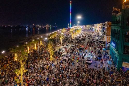 Phố đi bộ - Công viên Vũ Yên đón hơn 100.000 lượt khách ngày khai trương
