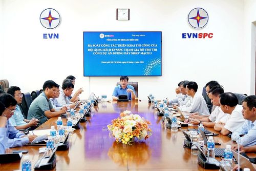 Tổng công ty Điện lực miền Nam hỗ trợ thi công Dự án đường dây 500kV mạch 3