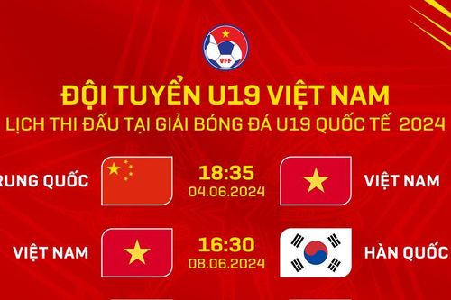 Hôm nay, U19 Việt Nam gặp U19 Trung Quốc