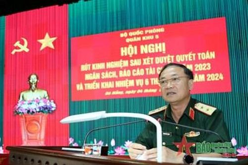 Quân khu 5 triển khai nhiệm vụ công tác tài chính 6 tháng cuối năm 2024