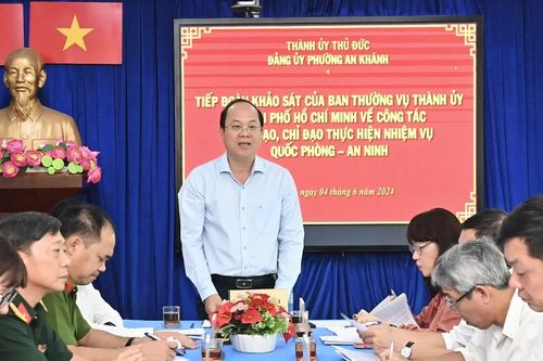 Không chủ quan, không để bị động trước mọi tình huống về quốc phòng - an ninh ở cơ sở