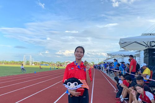 Ngày 'vàng' của điền kinh Việt Nam tại Đại hội Thể thao học sinh Đông Nam Á