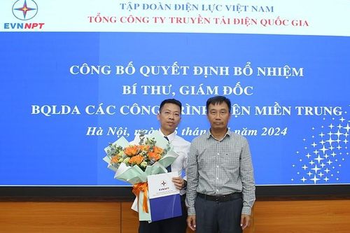 Ban QLDA các công trình điện miền Trung có Giám đốc mới