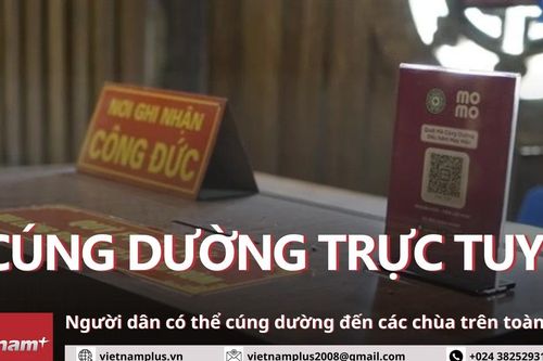 Người dân có thể 'cúng dường trực tuyến' như thế nào trong thời gian tới?